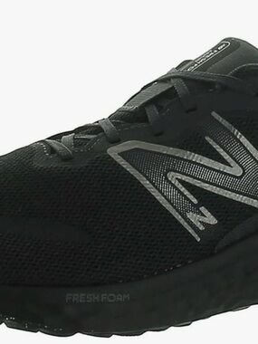 New Balance Gray and Black Athletic Sneaker